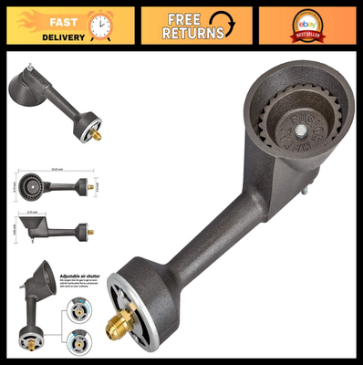 #ad #ad High Pressure Propane Cast Iron Round Burner with Brass Orifice Fitting Replac $44.99