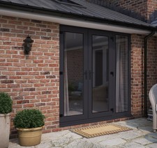 1200mm Anthracite Grey UPVC French Doors – Multi-Point Lock, Secure, Nationwide