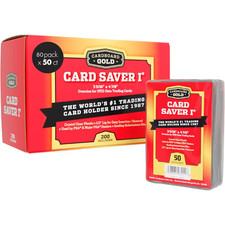 Card Saver 1- 4000 Count - Semi Rigid Card Holder, Trading Card Protectors -