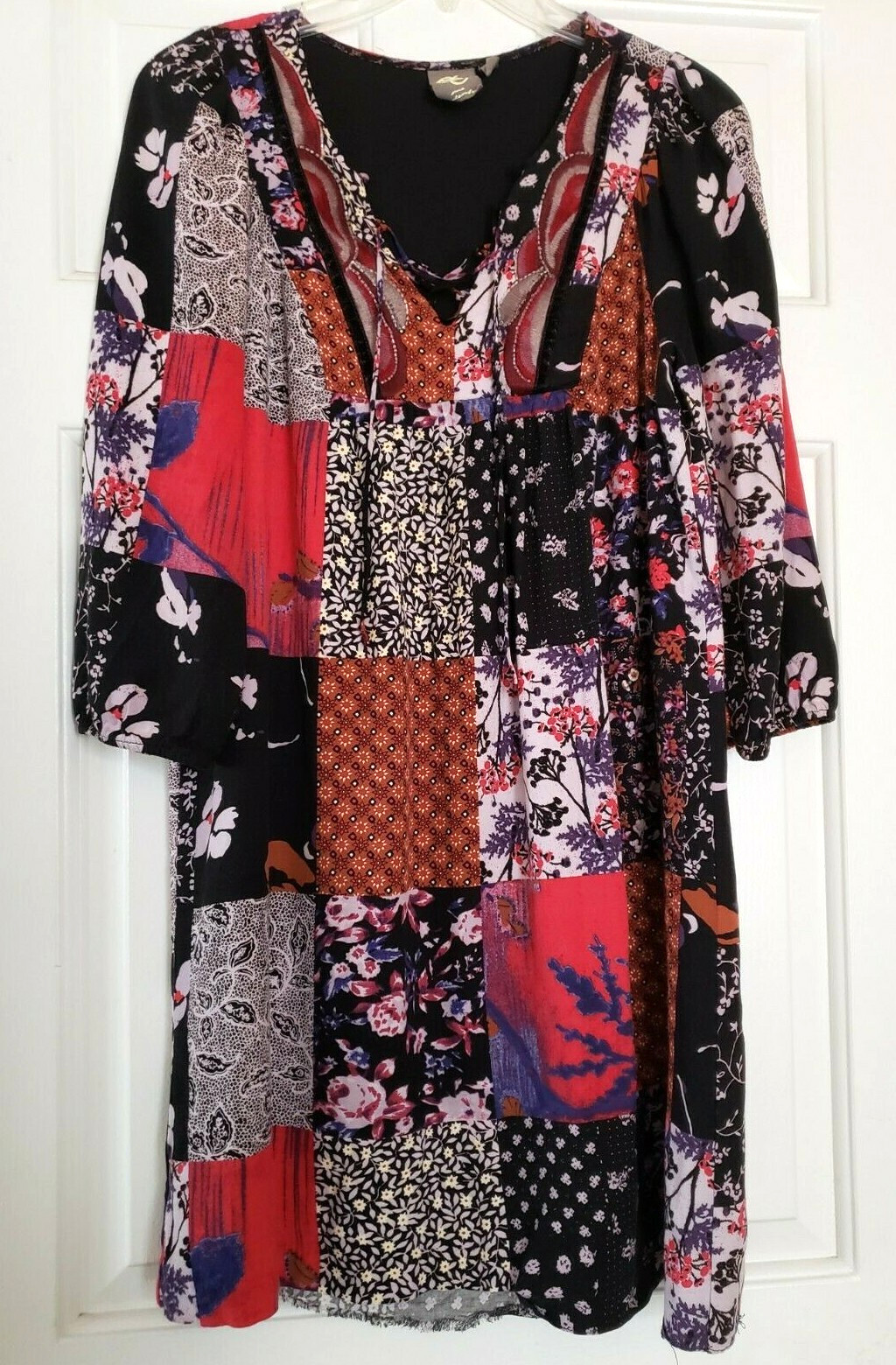 ANTHROPOLOGIE Dress Patchwork Practical Magic One… - image 4