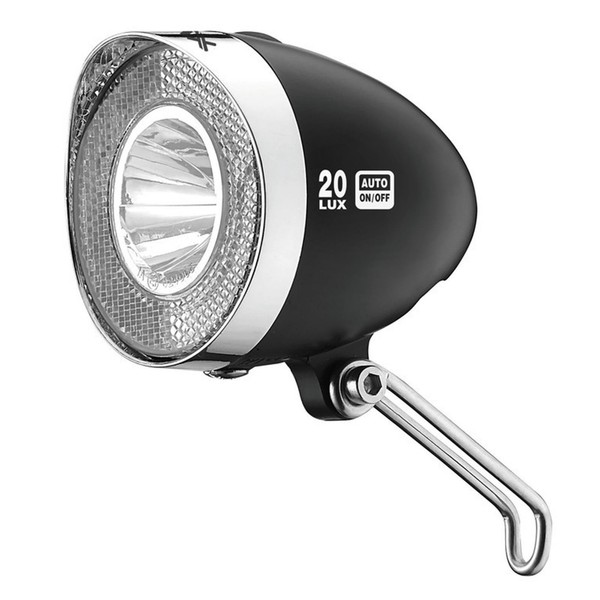 Xlc Fahrrad Scheinwerfer Led CL-D03 Reflektor 20Lux Schalter Nirosta Halterung-image