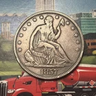 1857 Seated Liberty Half Dollar 🇺🇸