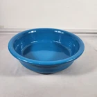 Fiesta Ware Homer Laughlin Peacock Blue 10.5" Salad Serving Bowl