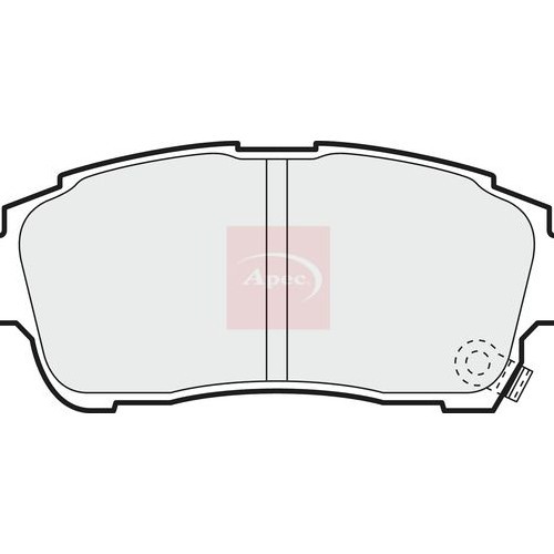For TOYOTA YARIS/VITZ P1 1999 to 2005 BRAKE PADS (FRONT) (R90) PAD1092