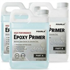High-Performance Epoxy Primer, Clear Moisture Barrier for Strong Concrete Floors