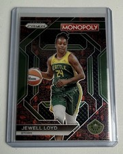 Jewell Loyd 2024 Panini WNBA Monopoly Prizm #WNBA24 Black Red Icons