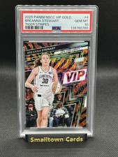 2025 Panini VIP Gold Tiger Stripes Breanna Stewart NY Liberty PSA 10 POP 1!