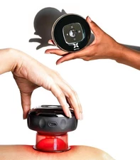 REVO Original 4-in-1 Smart Cupping Therapy Massager, Red Light Therapy - 2 Pack