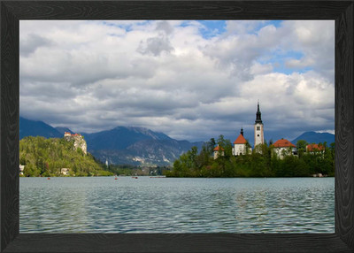 Bleder See, Slowenien Gerahmtes Wandbild Poster Leinwanddruck Bild