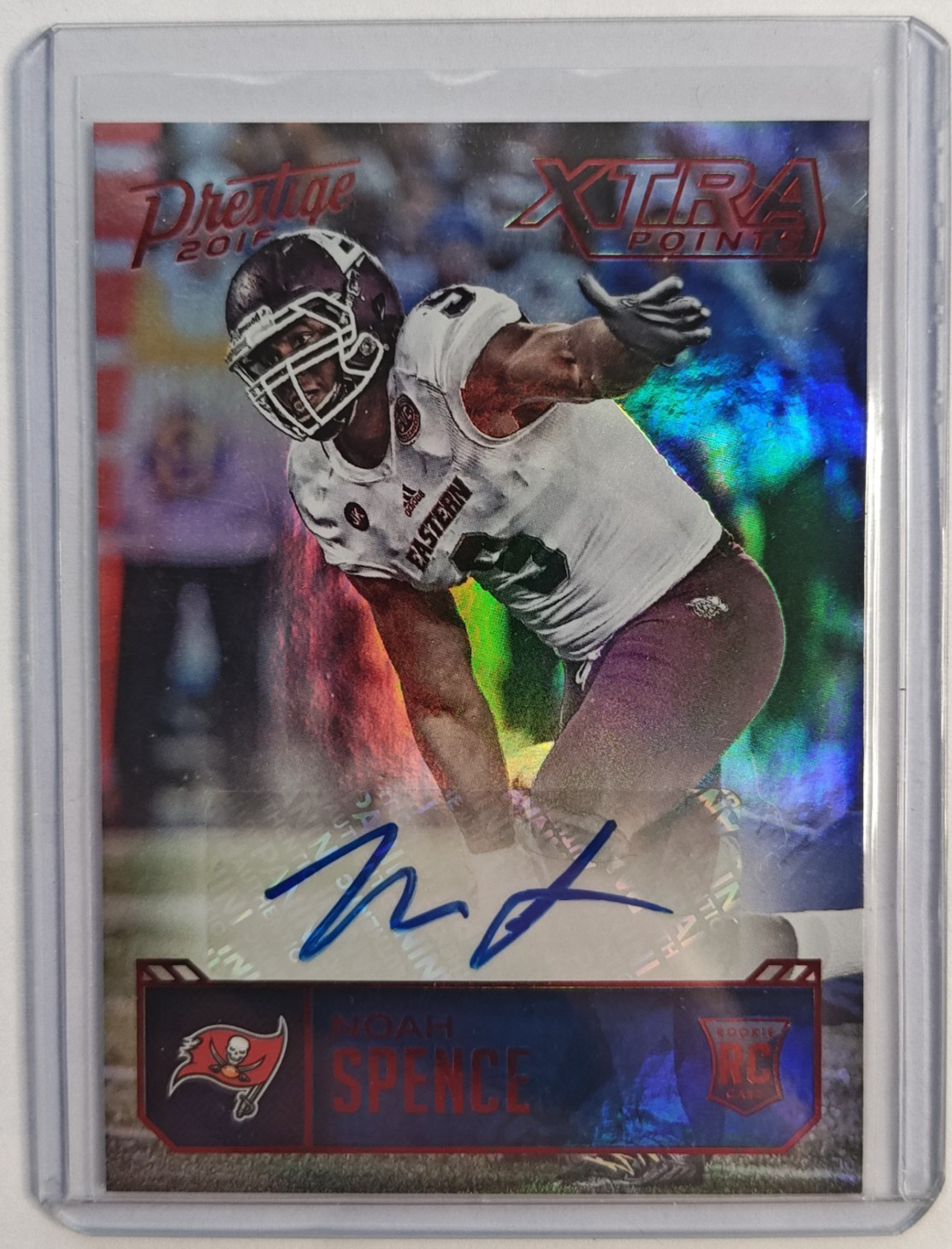 2016 Panini Prestige Noah Spence Auto RC XTRA Points Red #NOS Near Mint