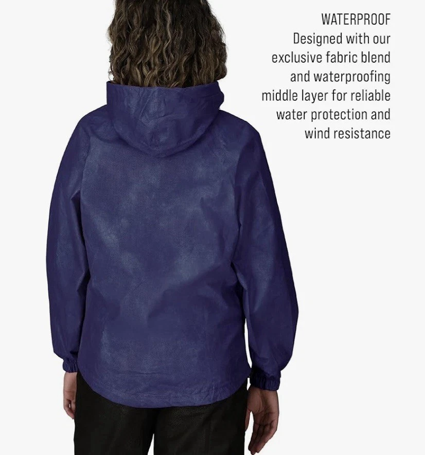 Frogg Toggs Mujer’s 2 Piezas Impermeable Chaqueta con Capucha y Pantalones Púrpura/Negro Foto 3 de 4