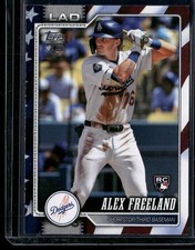 2026 Topps #74 Alex Freeland Independence Day #07/76 RC