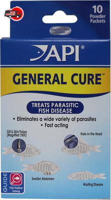 API Fin and Body Cure Freshwater Fish Powder Treatment 10 Count 2.6 oz