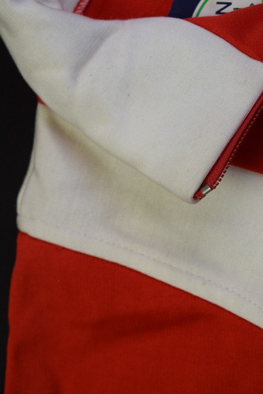 Grasshoppers Ski Suit Vintage 80s Track Jump Suit Coverall Winter Red White 40 image 6