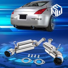For 03-09 350zg35 2-dr 4.5 Burnt Tip Axle Cat Back Exhaust Muffler Replacement For 03-09 350zg35 2-dr 4.5 Burnt Tip Axle Cat Back Exhaust Muffler Replacement