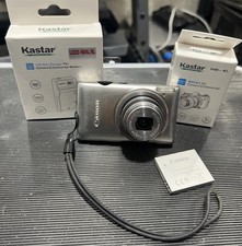 Canon PowerShot ELPH 300 HS 12.1MP Digital IXUS Camera Silver-English BattX2 +🔌