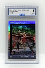 2025 CAITLIN CLARK CHRONICLED HOLO #35 - NICE GRADING 9 MINT