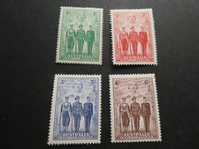 AUSTRALIA 1940 ARMED FORCES SET 4 TO 6d MINT CAT &pound;50