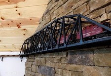 O Scale 49.125  Single Track Bridge   Accomodates 2.5  Wide Track Including Tie