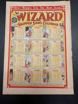 Wizard Comic No 1246, December 31st 1949, D.C. Thomson, New Year/Birthday Issue