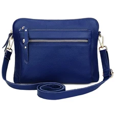 Small Crossbody Bags for Women Real Leather Purse Crossover Sling Handbag Ove...