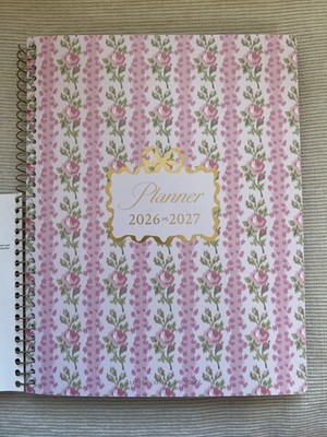 NEW LoveShackFancy x Target - Yoobi Monthly Weekly Planner - Strawberry Macaroon
