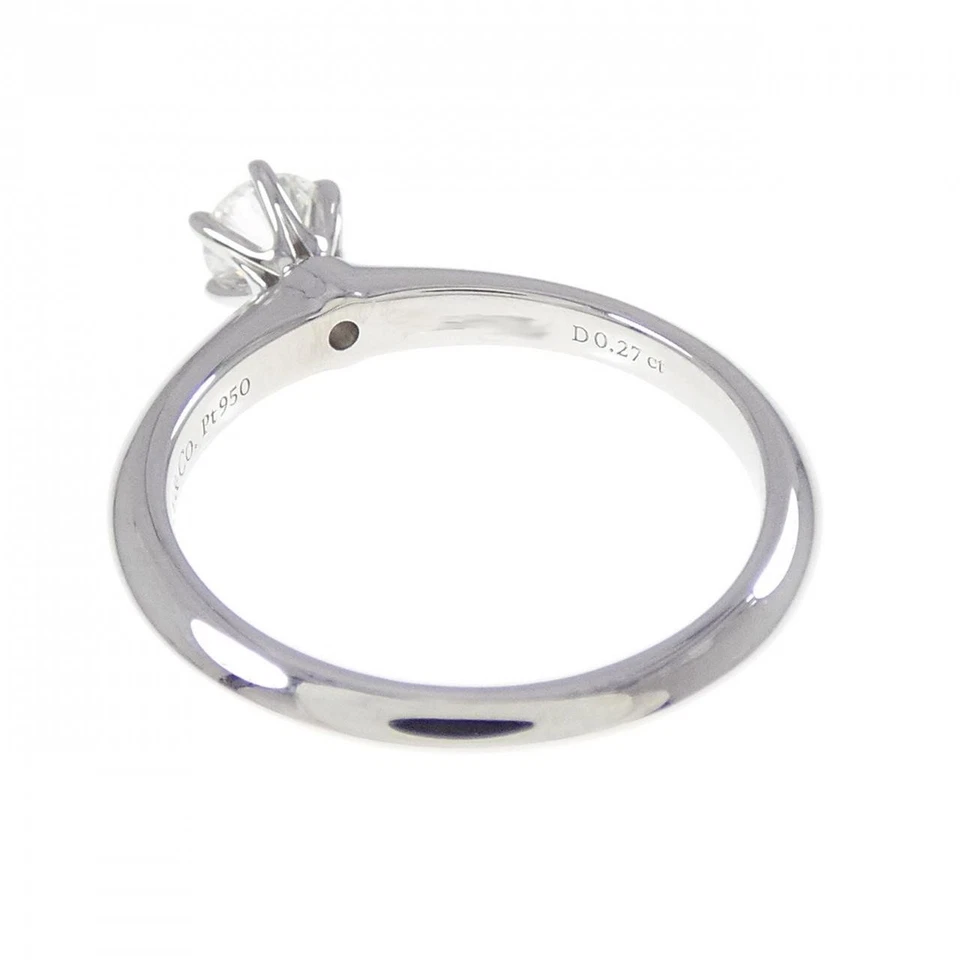 Auténtico anillo solitario clásico Tiffany 0,27 quilates I vs1 3ext #260-008-103-7421 Foto 3 de 4