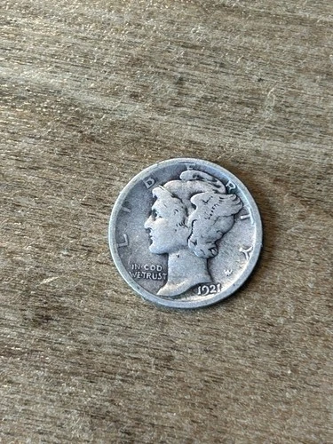 1921D Mercury Dime VG