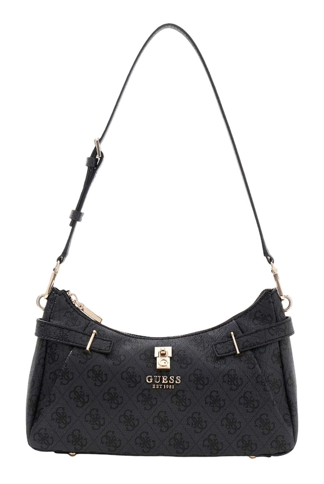 GUESS shoulder bag Yesba Shoulder Bag Coal Logo