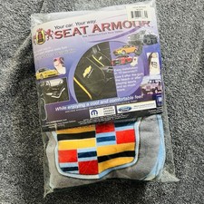 Ford Cadillac Seat Cover 100 Cotton Grey With Logo Mopar License Product New Ford Cadillac Seat Cover 100 Cotton Grey With Logo Mopar License Product New