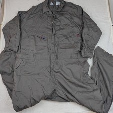 Lapco Flame Resistant Cotton Coveralls 4XL Gray RN 95158 NFPA 70E Compliant