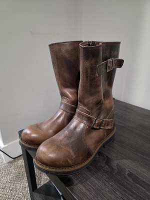 Milwaukee Leather Mens 11 Brown Engineer Motorcycle Biker Boots *Worn Twice Only
