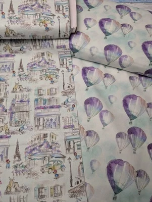 Lost in Paris By 3 Wishes 100% Cotton Fabric