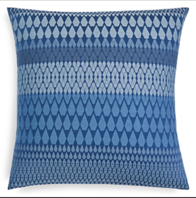 Margo Selby Arundel Blue Cotton Euro Sham 2-Pack T5801