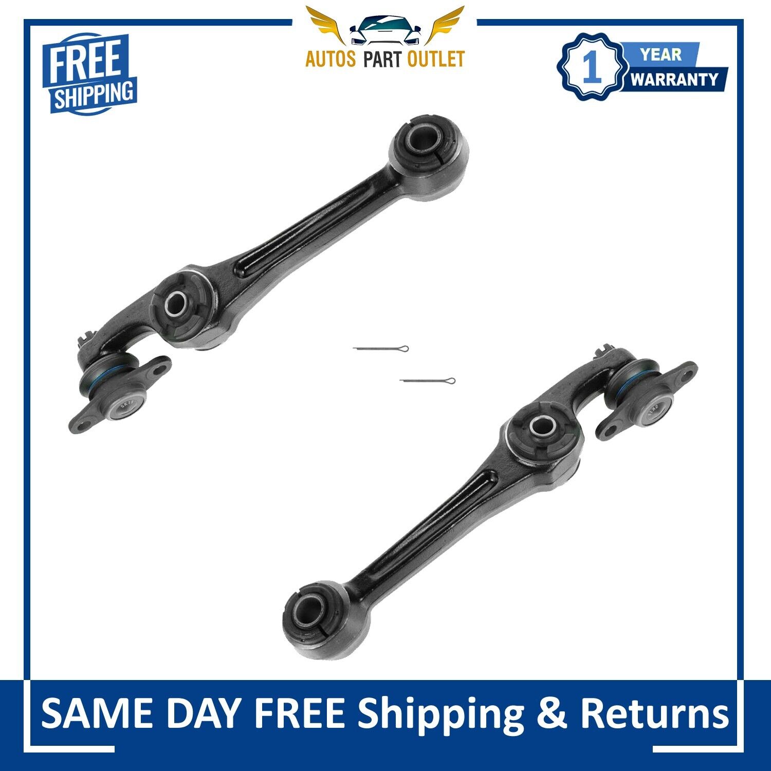 New Front Lower Control Arms Left & Right Pair For 87-91 Toyota Camry Lexus