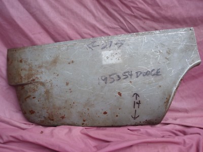 1953 1954 Dodge Hinter Teil Hinter Quarter Patch Panel Nors
