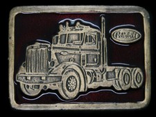 UE03160 VINTAGE 1970s  PETEBILT  TRUCK COMPANY BELT BUCKLE