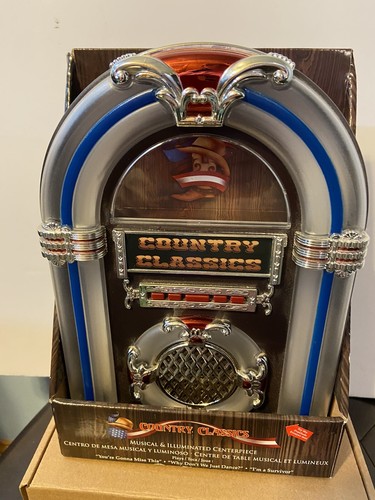 60’s Country Classics Tabletop Jukebox Musical Illuminated Centerpiece. - Picture 2 of 8