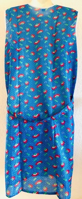 DDR Lange Kittelschürze Ärmellos Hauskleid Apron Dress  bequem für Haus &Garten - Bild 3 von 4