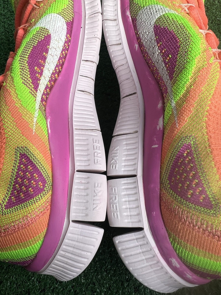 Nike Free Flyknit Women's Size Running Shoes (615806-613