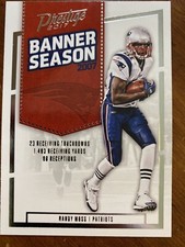 2017 Panini Prestige Football Banner Season 23 Randy Moss