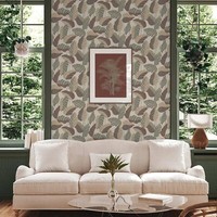 Vliestapete Weiß GrüN Gold Metallic Blattmuster Tropisch 39094-1 (3,53€/1Qm)