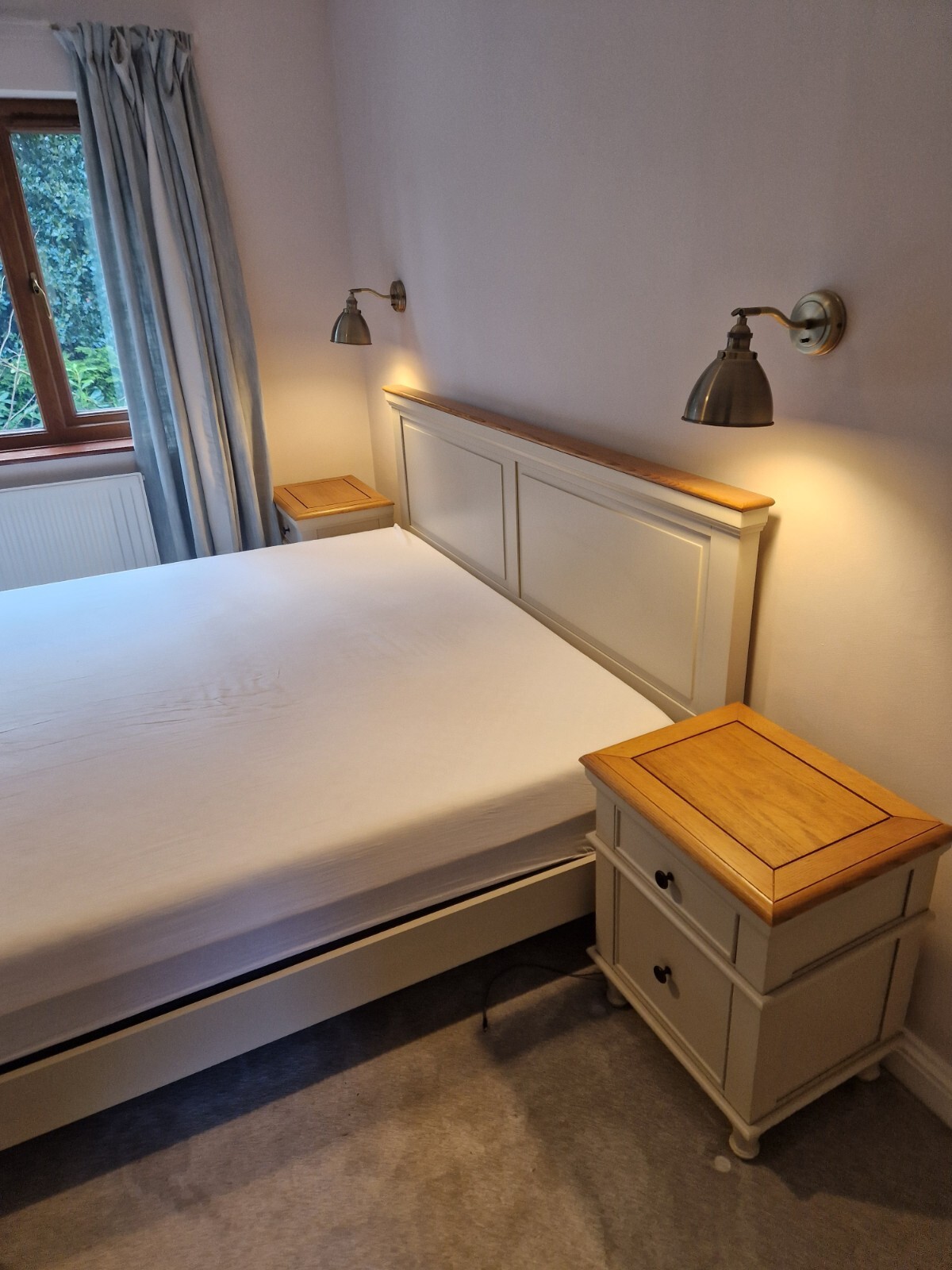 Oak Furniture Land Shay Rustic Solid Oak Super Kingsize Bed With