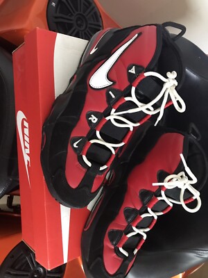 Nike Air Max Uptempo 95 Bulls Away Red Black Size 9.5 Chicago