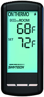 Skytech SKY-5301 LCD Touch Screen Fireplace Remote Control with Timer/Thermostat