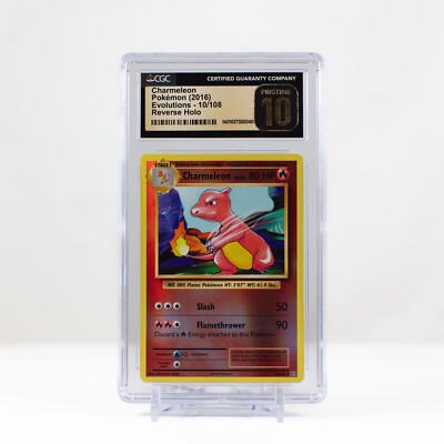 Pokémon Charmeleon Reverse Holo 10/108 XY Evolutions - CGC 10