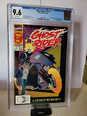 Ghost Rider #v2 #1 Marvel Comics 5/90 CGC Graded 9.6 Near Mint+ | eBay