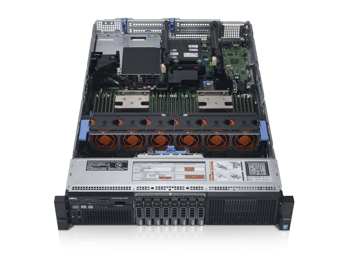 Dell Poweredge R730 2U Server Barebone CTO 1 HS 8 3.5