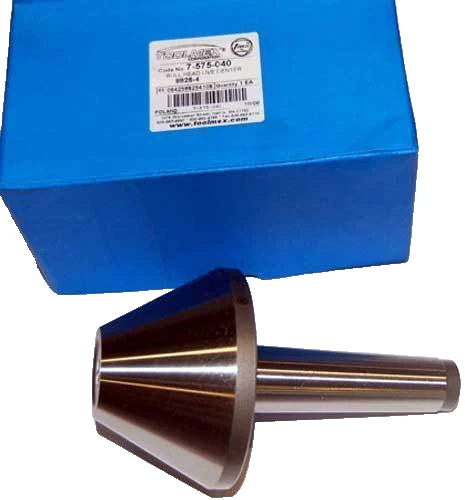 Bison-Bial MT#4 Bull Head Live Center for Lathe-.0003" TIR
