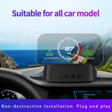Car HUD Display OBD+GPS navigation Head Up Display High Definition Speedometer